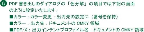 ǥˡPDF񤭽ФΥΡֿʬפιܤǤϲβ̤Τ褦ꤤޤ顼顼ѹˡֹݻˢ顼衧ɥȤCMYKΰ袣PDF/Xϥƥȥץե̾ɥȤCMYKΰ